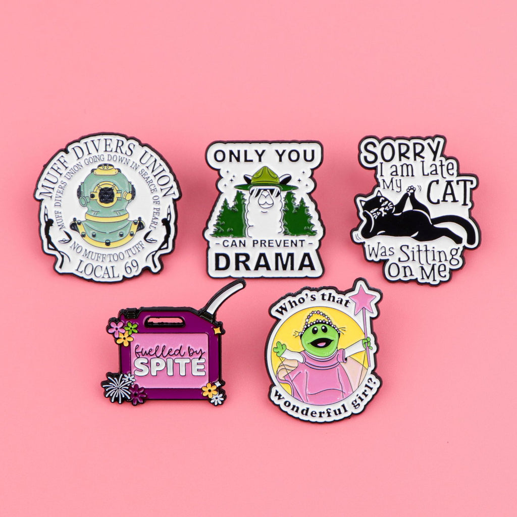 Alpaca Pin Made Of Durable Zinc Alloy