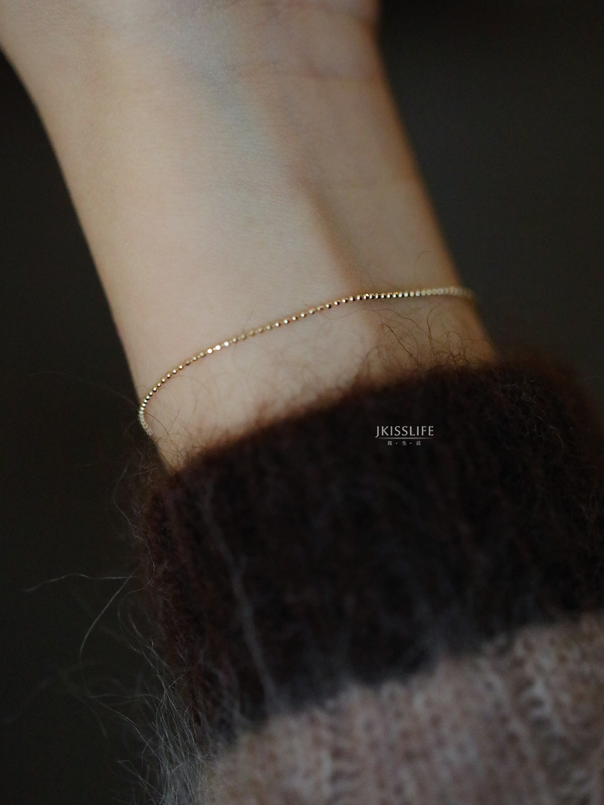 Cartoon Bracelets For Women Featuring 925 Sterling Silver Micro Super Whisper Thin Chain With Electroplated Gold Plating