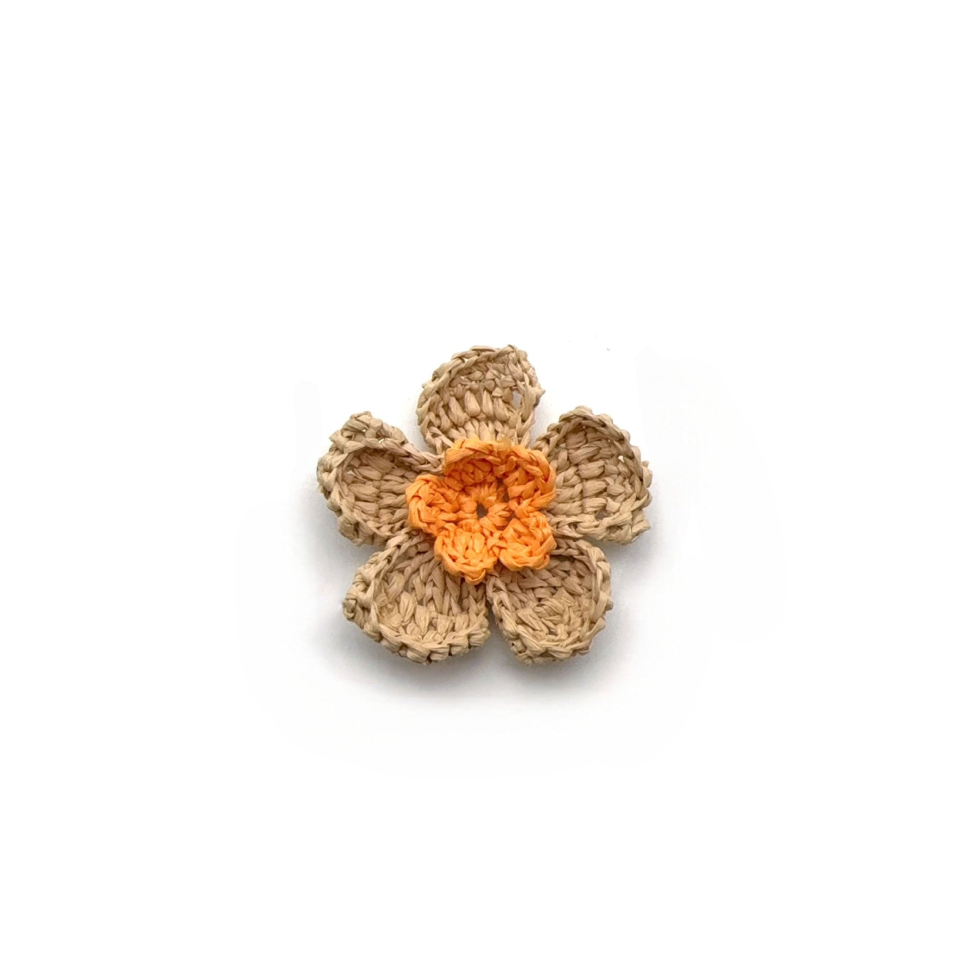 Original Design Flowers Patch Made Of Raffia, Perfect For Jewelry Accessories
