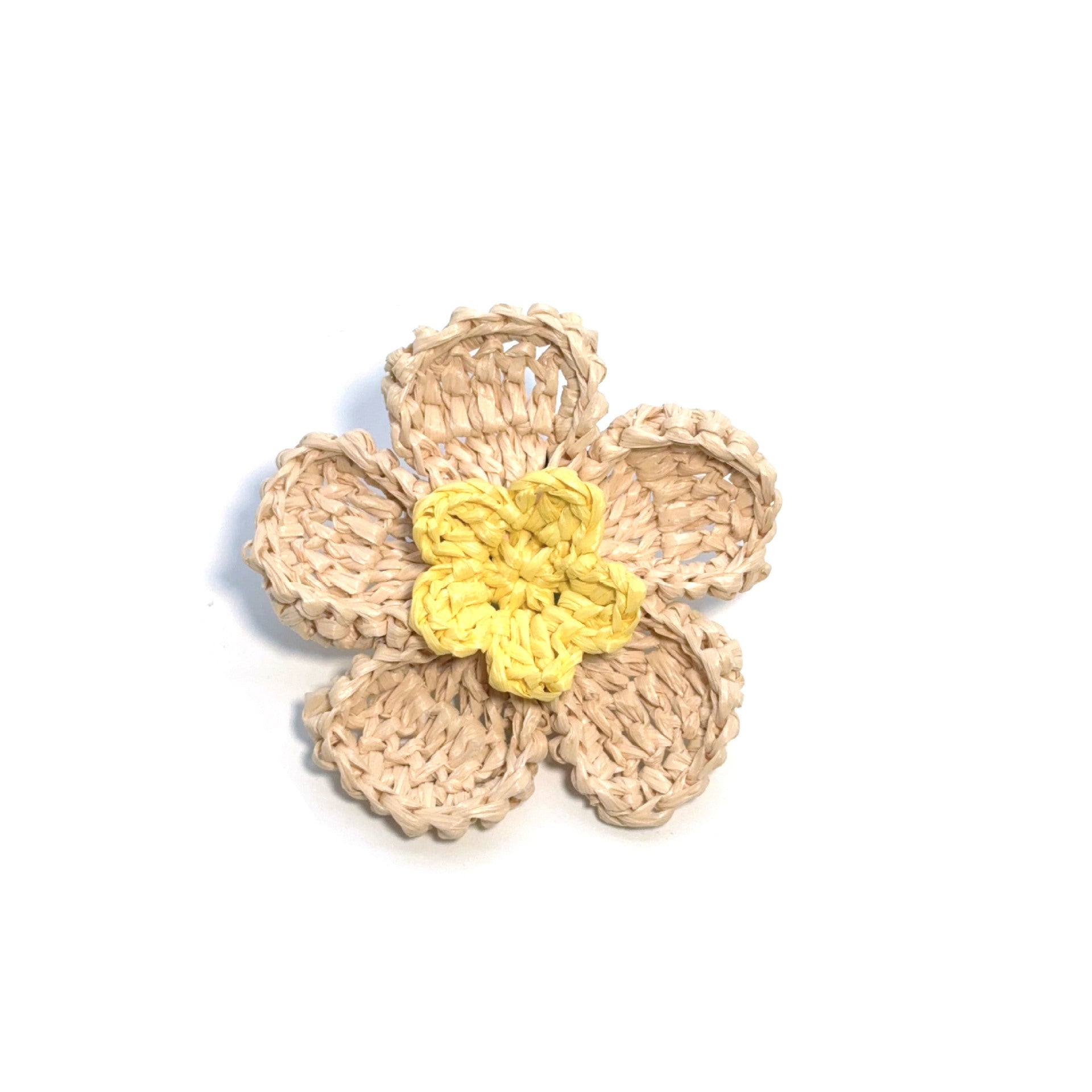 Original Design Flowers Patch Made Of Raffia, Perfect For Jewelry Accessories