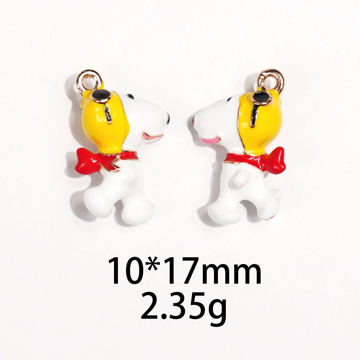 Cartoon Character Alloy Pendant With Enamel Craft In Yellow, Cartoon Style Jewelry Accessories