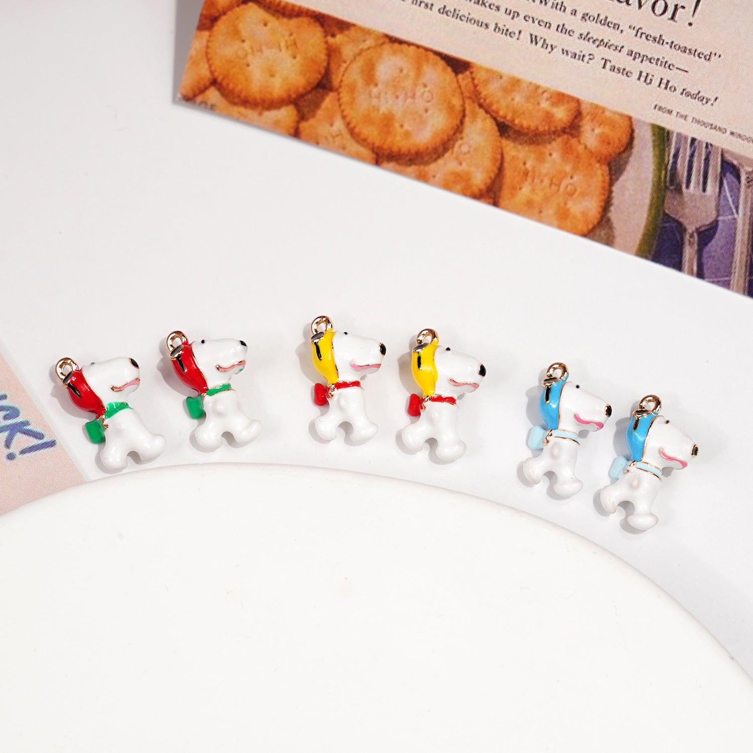 Cartoon Character Alloy Pendant With Enamel Craft In Yellow, Cartoon Style Jewelry Accessories