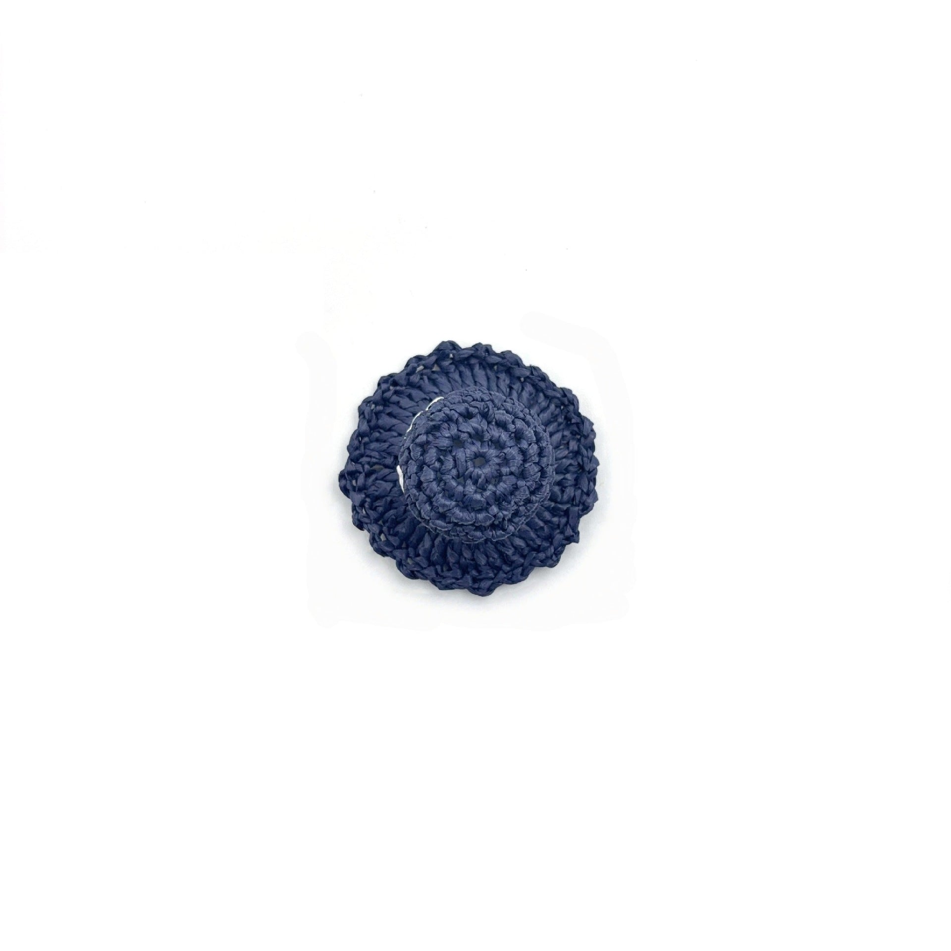Knitting Jewelry Accessories Made With Raffia In Yellow Color