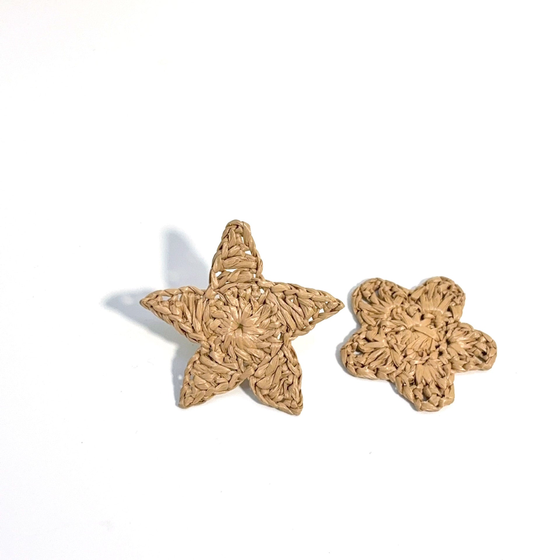 Pentagram Knitting Raffia Jewelry Accessory In Pastoral Style