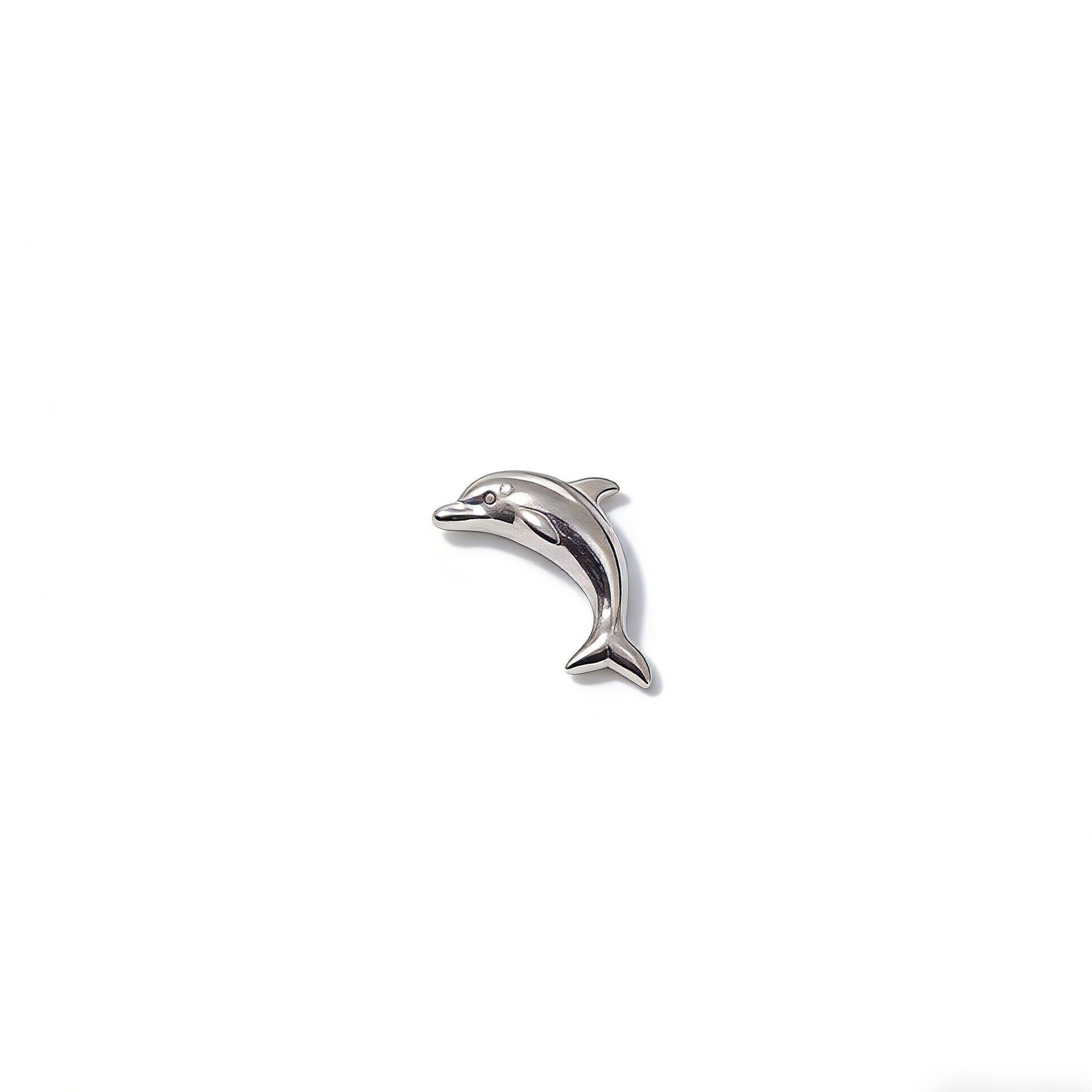 Ocean Pattern Pendant In Steel Color, Made Of Titanium Steel, Featuring A Cute Style, Perfect For Spring