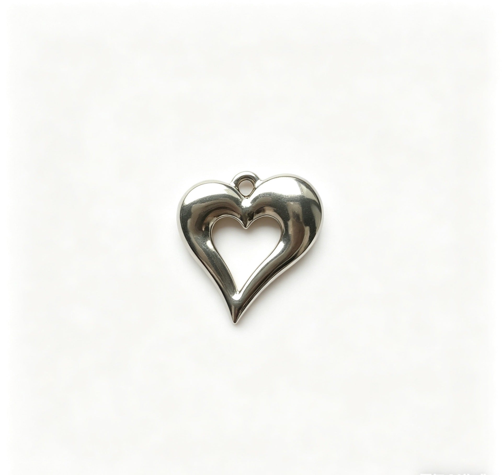 Ocean Pattern Pendant In Steel Color, Made Of Titanium Steel Featuring Marine Style Design