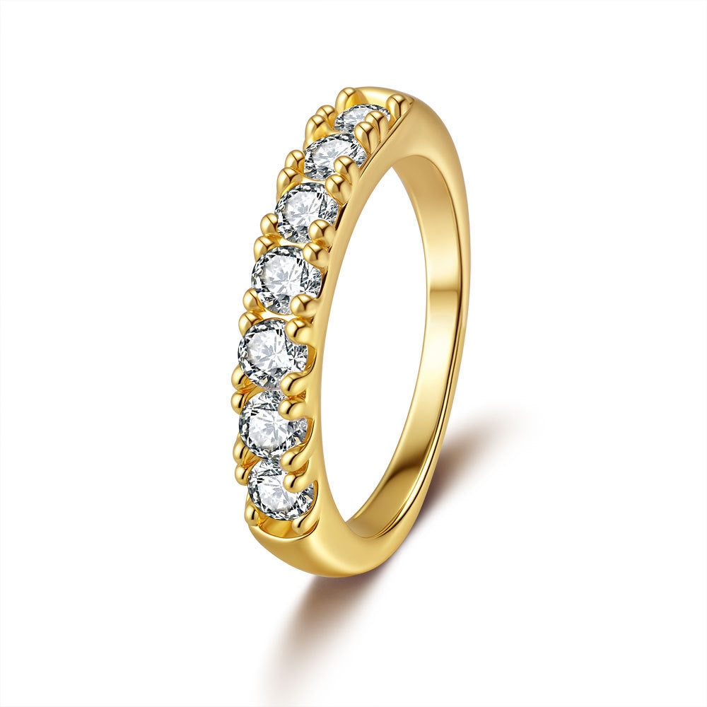 New Style Geometric Women’s Ring In 925 Sterling Silver With Moissanite Inlay, Available In Gold