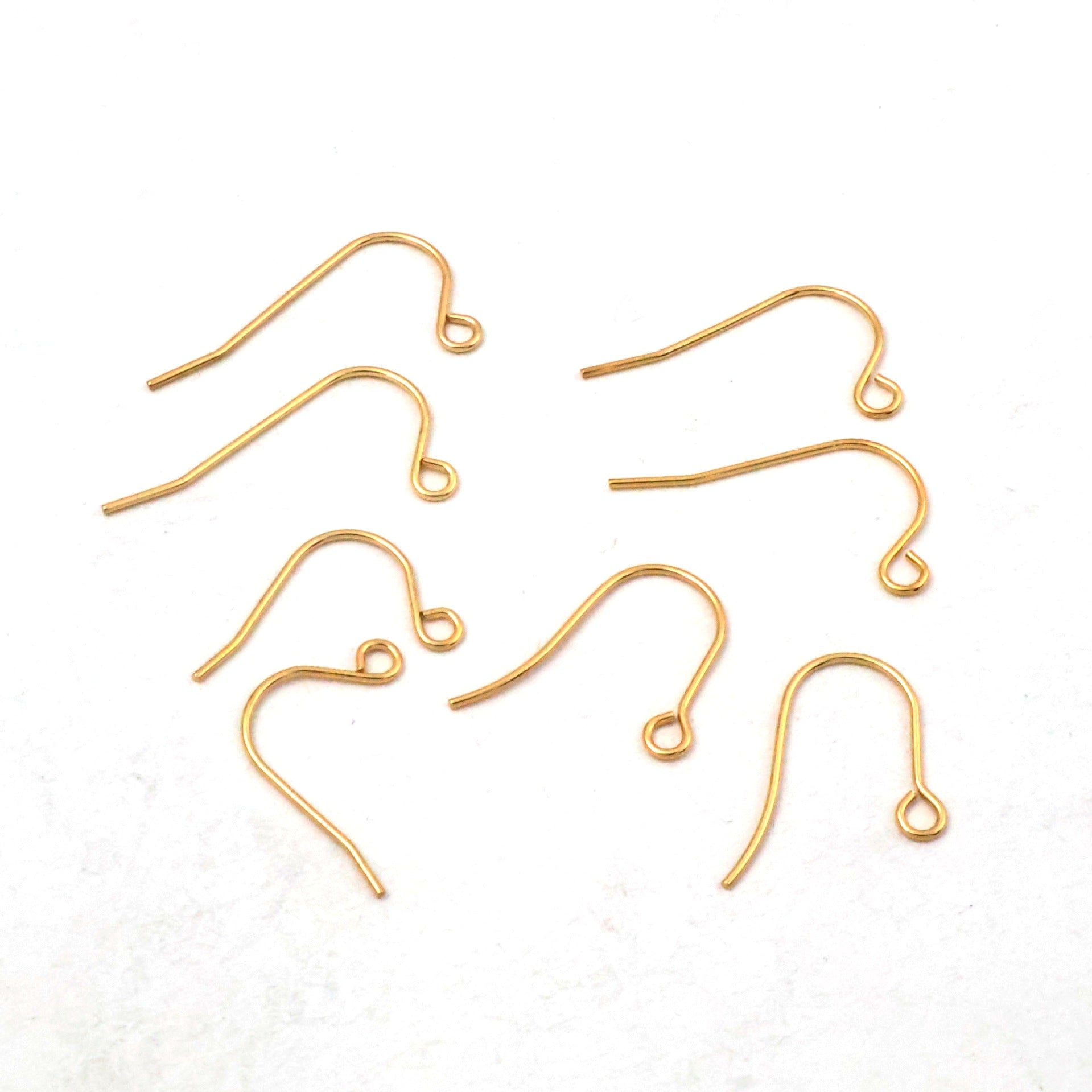Handmade U Shape Ear Hook In Gold With 316 Stainless Steel For Women, Simple Style