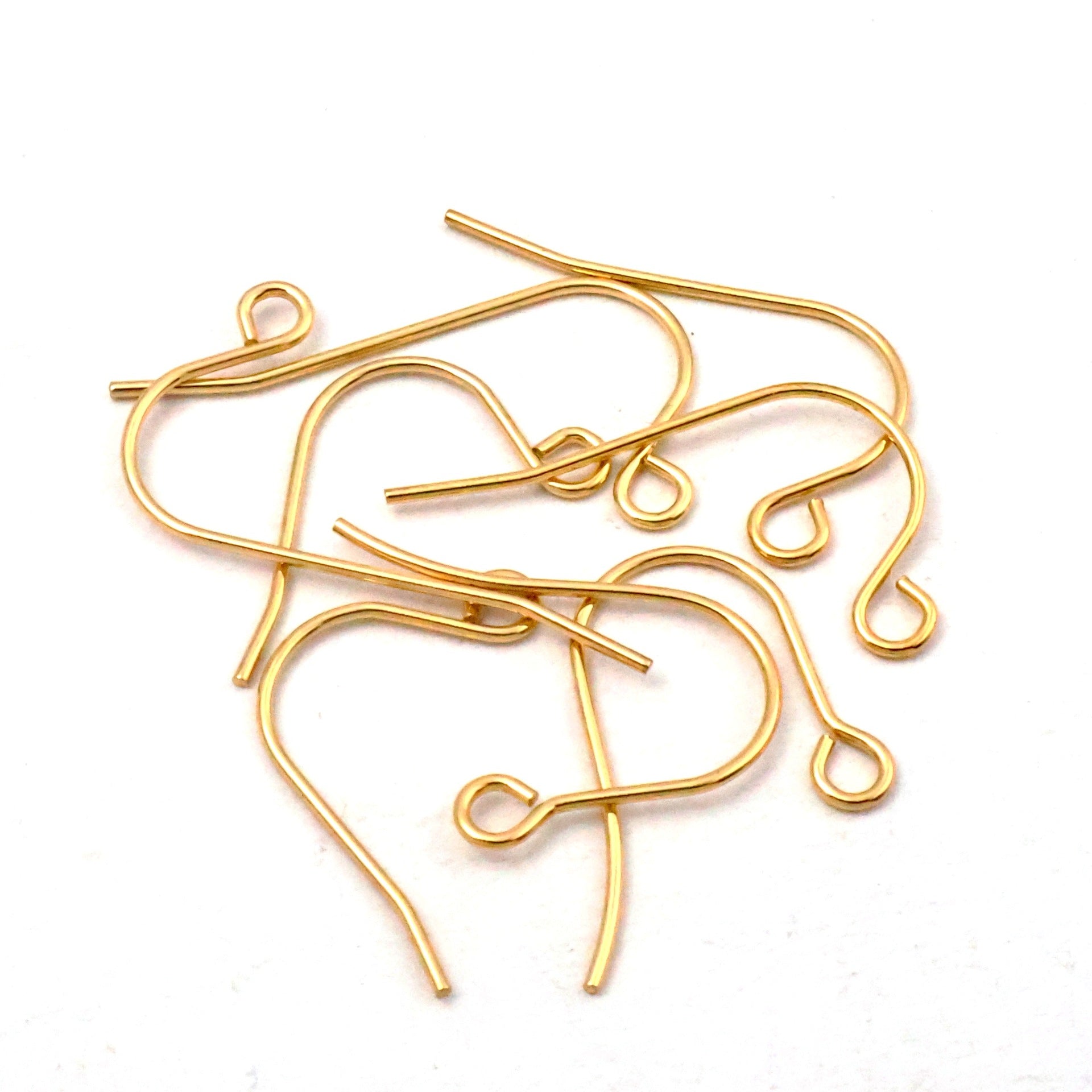 Handmade U Shape Ear Hook In Gold With 316 Stainless Steel For Women, Simple Style