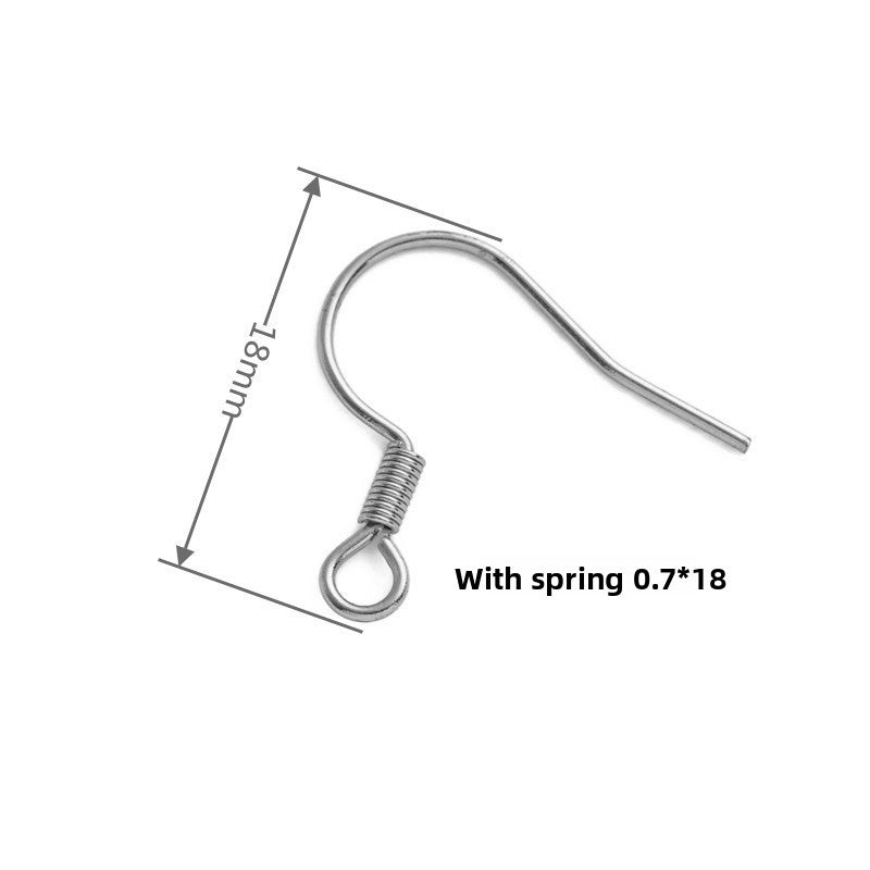 Metal Hook Earring Findings With 18K Real Gold Plated Electroplated Finish In Gold For Commute Jewelry Accessories