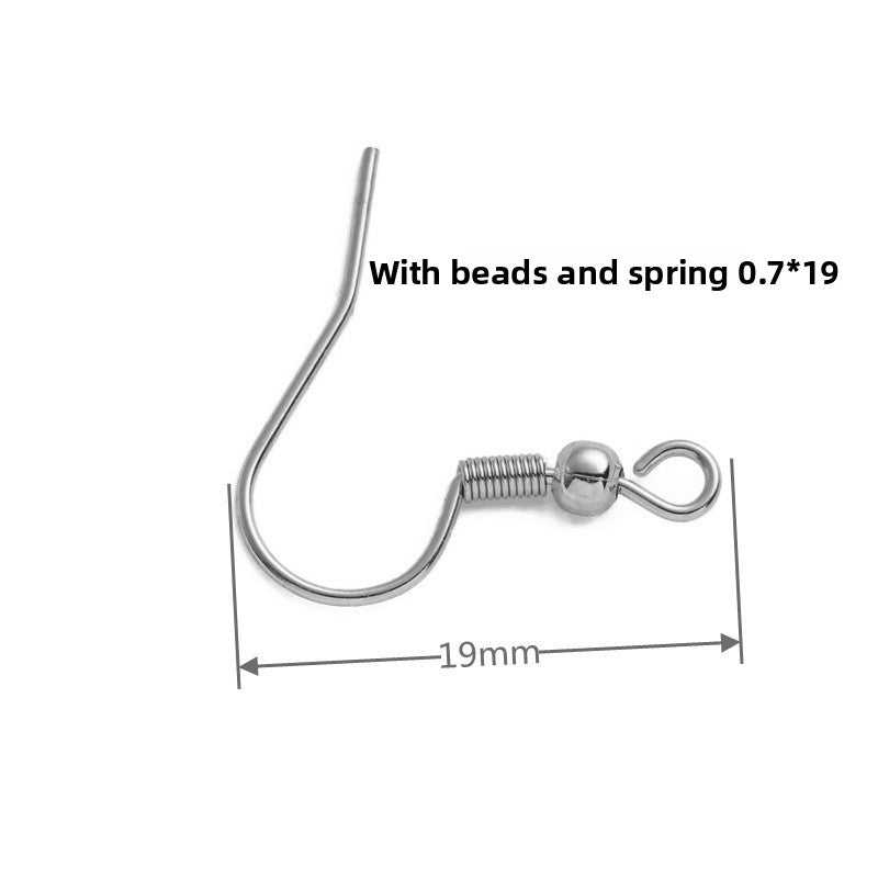 Metal Hook Earring Findings With 18K Real Gold Plated Electroplated Finish In Gold For Commute Jewelry Accessories