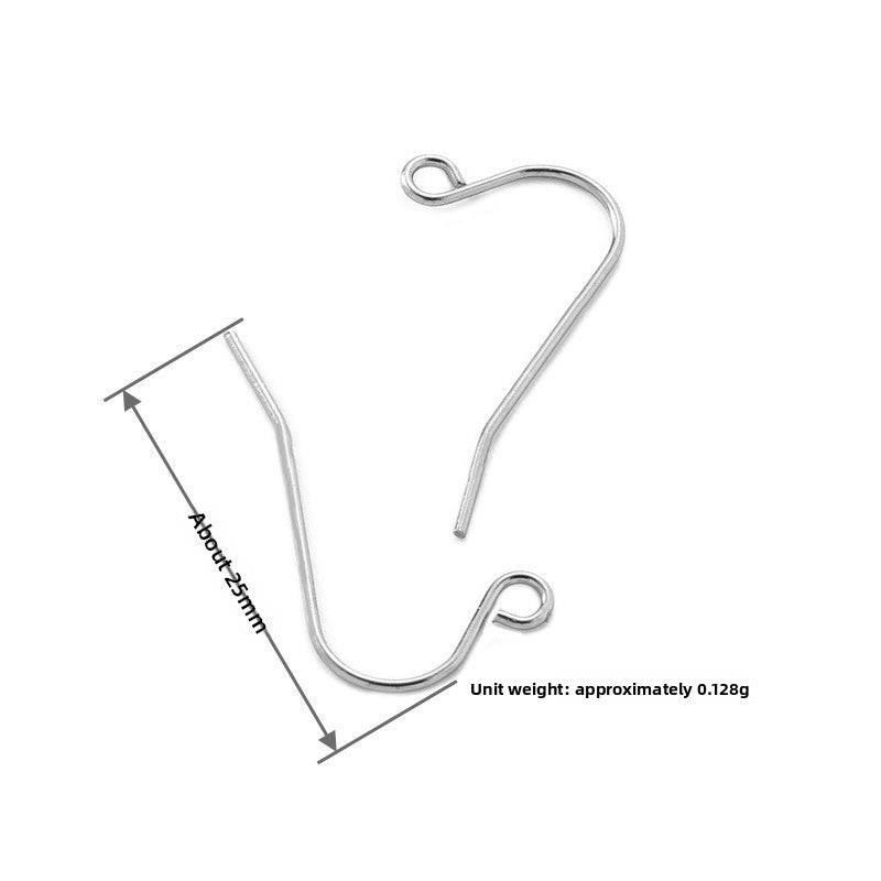 Handmade U Shape Ear Hook In Gold With 316 Stainless Steel For Women, Simple Style