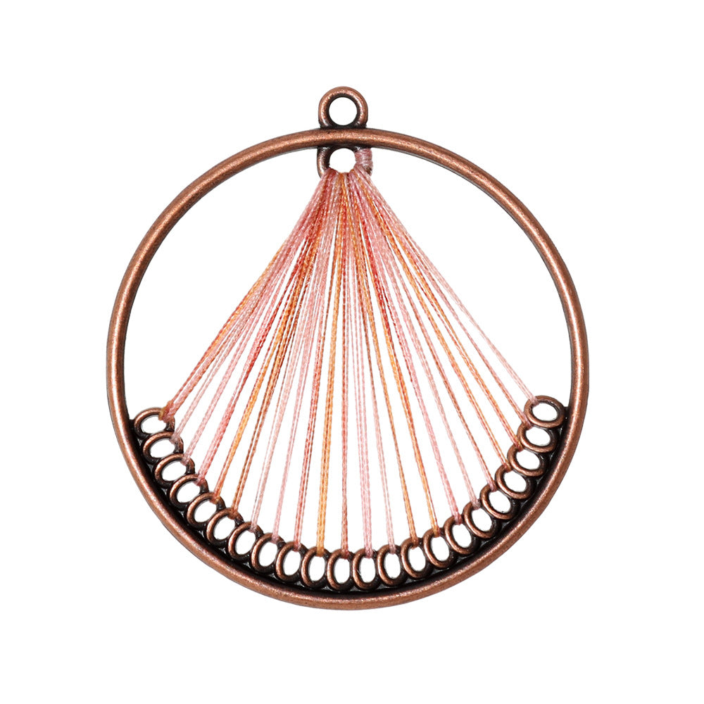 Alloy Earring Findings With Braid Craftsmanship In Bohemian Style, Available In Colour For Jewelry Accessories