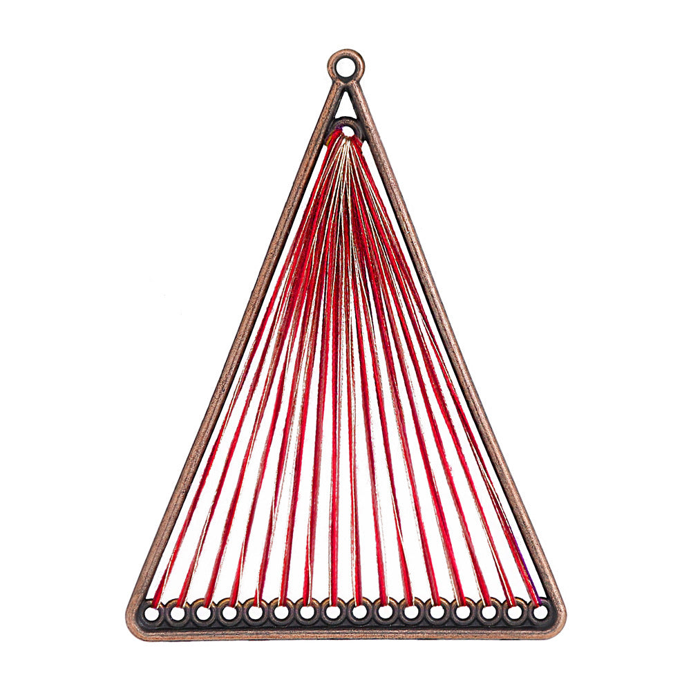 Alloy Earring Findings With Braid Craftsmanship In Bohemian Style, Available In Colour For Jewelry Accessories