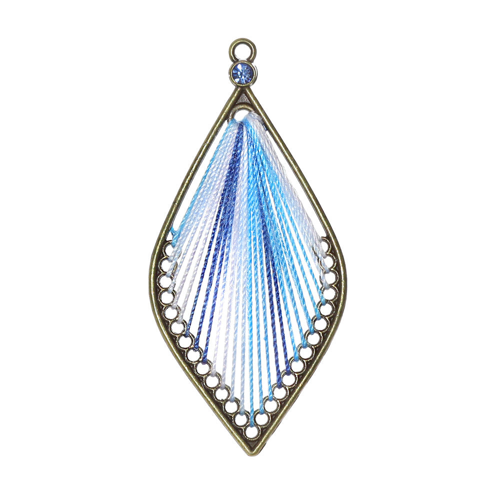 Alloy Earring Findings With Braid Craftsmanship In Bohemian Style, Available In Colour For Jewelry Accessories
