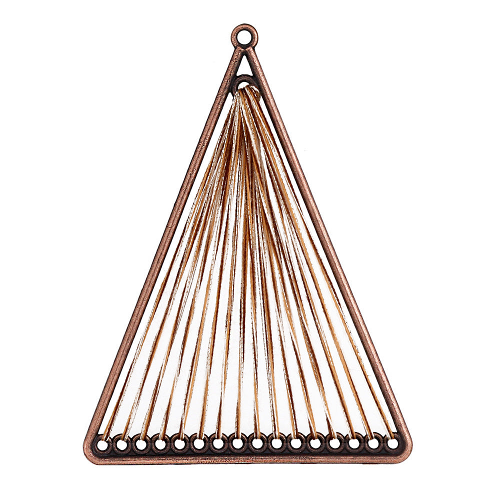 Alloy Earring Findings With Braid Craftsmanship In Bohemian Style, Available In Colour For Jewelry Accessories
