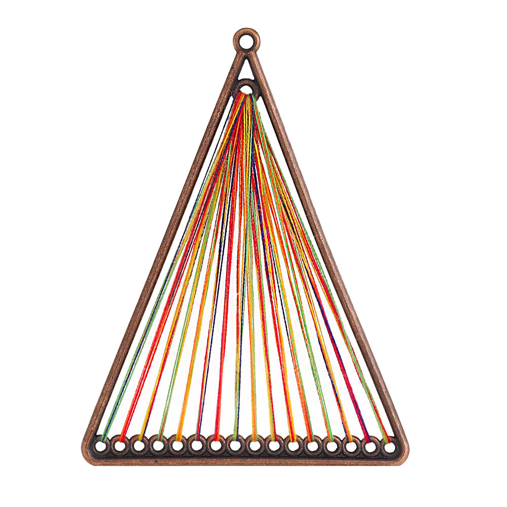 Alloy Earring Findings With Braid Craftsmanship In Bohemian Style, Available In Colour For Jewelry Accessories