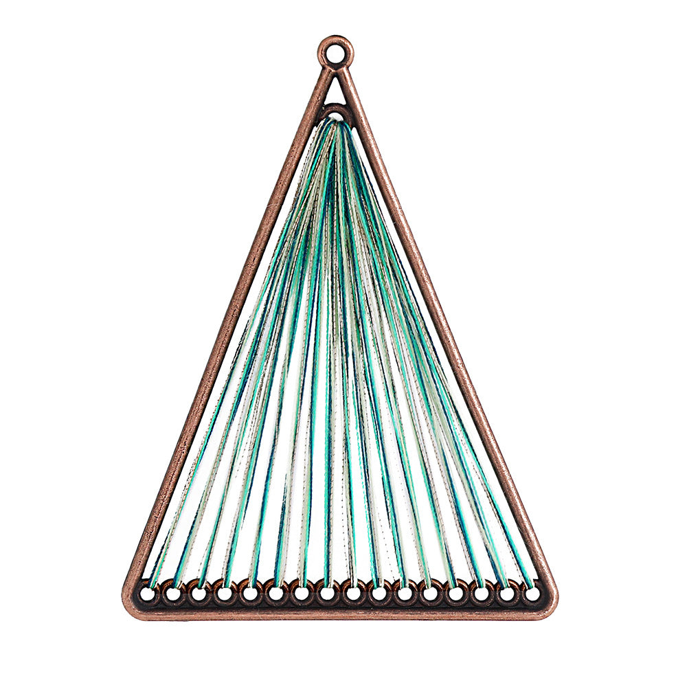 Alloy Earring Findings With Braid Craftsmanship In Bohemian Style, Available In Colour For Jewelry Accessories