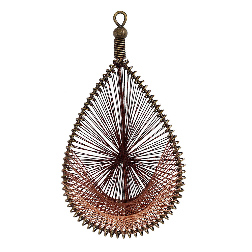 Alloy Earring Findings With Braid Craftsmanship In Bohemian Style, Available In Colour For Jewelry Accessories