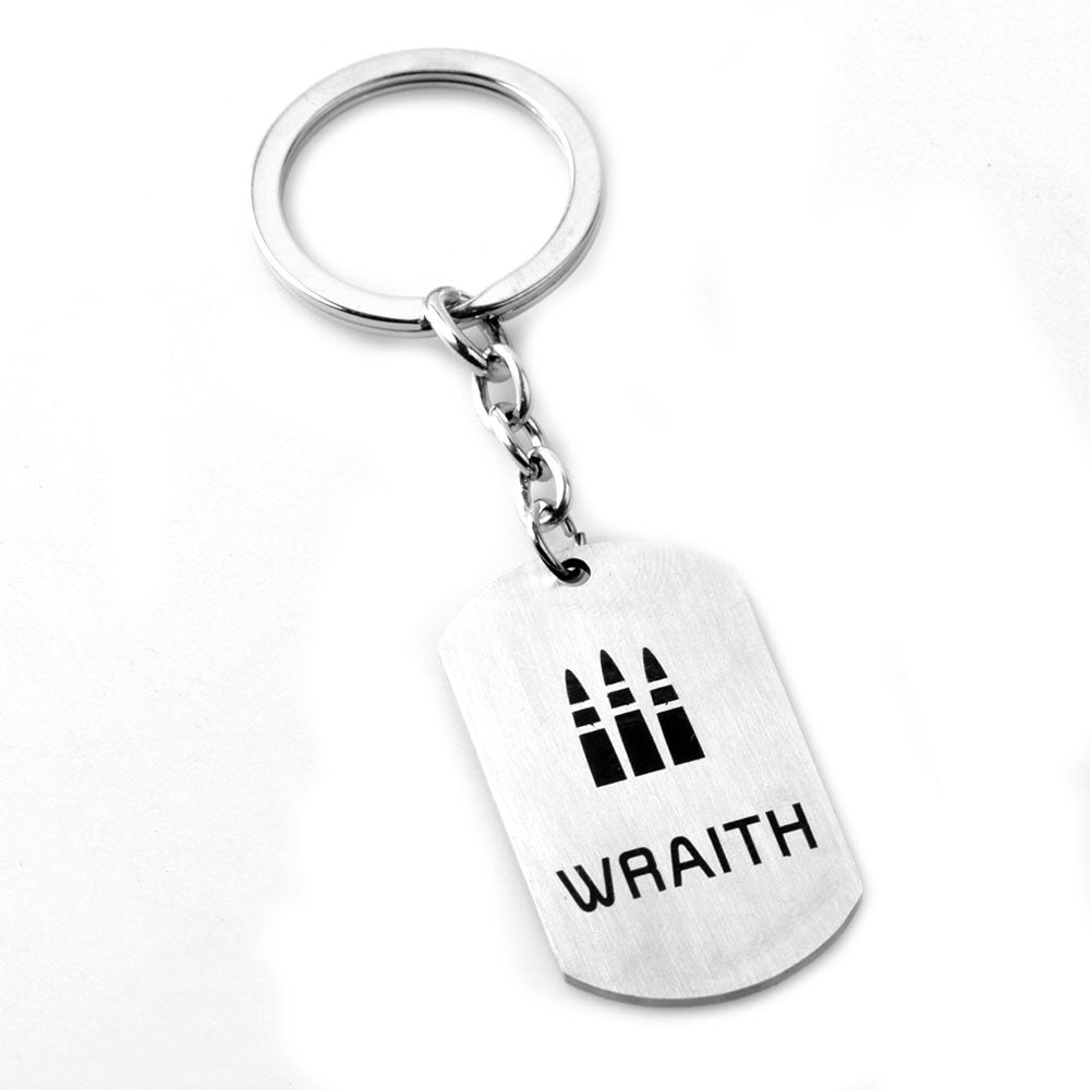 New Year Game Key Chain Made Of Durable Titanium Steel, Perfect For Festive Accessories