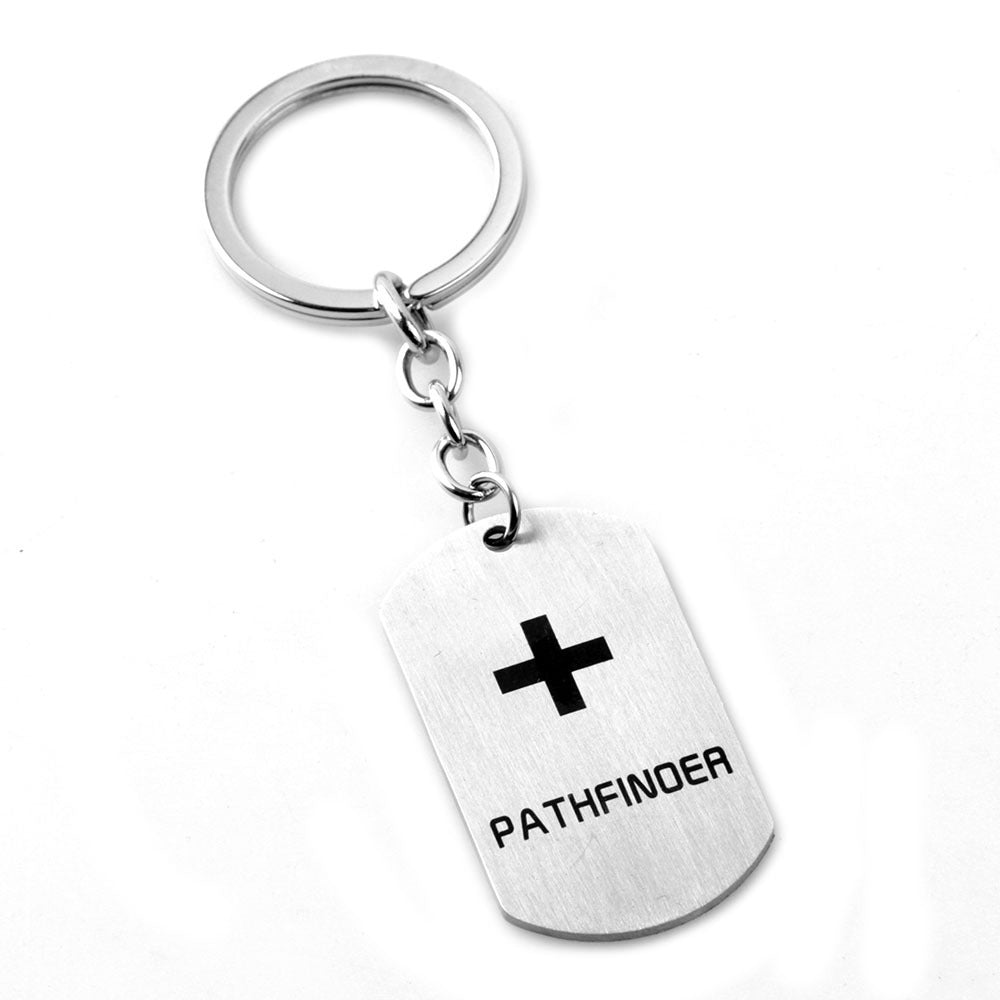 New Year Game Key Chain Made Of Durable Titanium Steel, Perfect For Festive Accessories