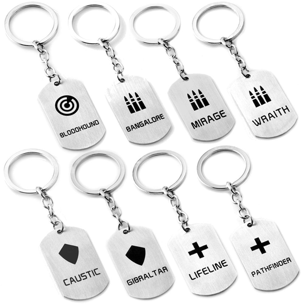 New Year Game Key Chain Made Of Durable Titanium Steel, Perfect For Festive Accessories