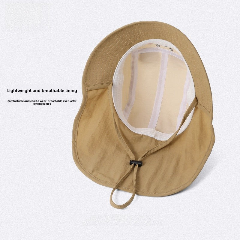 Cute Cartoon Children Unisex Bucket Hat In White Nylon, Stylish And Comfortable Kids Hat