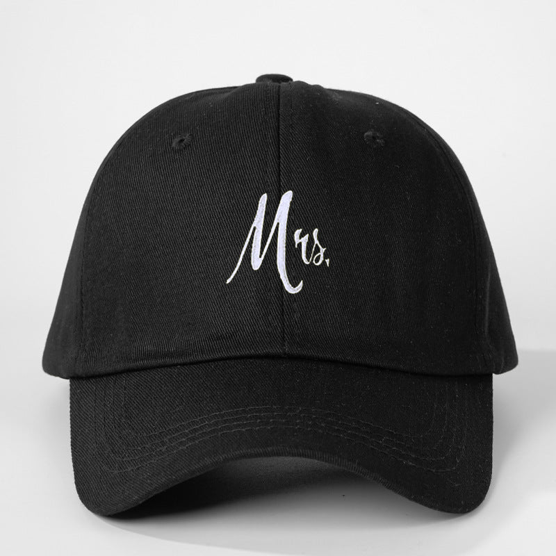 Black Hat Women's Korean-style Fashionable Wide Brim Face-looking Peaked Cap Japanese Style All-matching Fashion Hat Male Baseball Cap