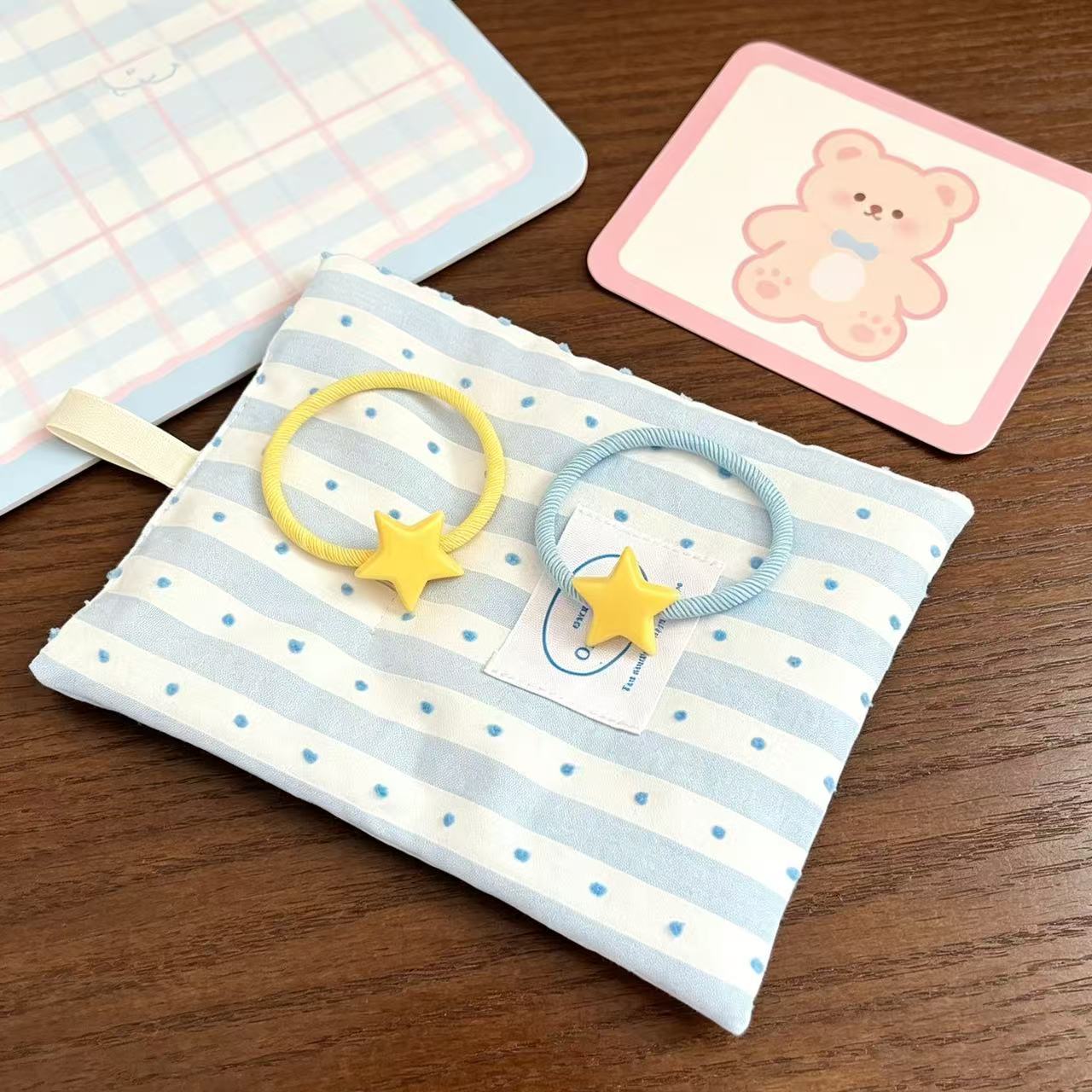 Pentagram New Style Hair Tie For Girls In Yellow, Plastic Material, Perfect For  Spring And Summer