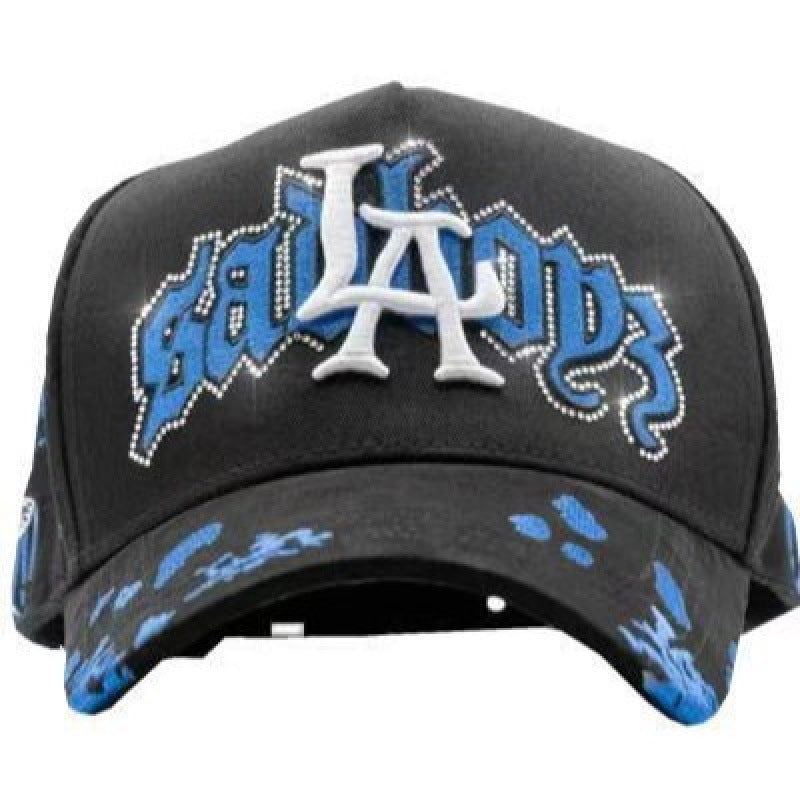 Casual Baseball Cap With Wide Brim Featuring Cartoon Character Embroidery, Made Of Soft Flannel For UV Protection