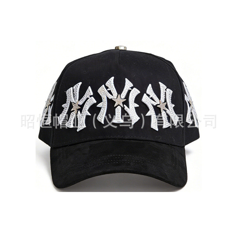 New Style Outdoor Baseball Cap With Embroidery, Made Of Cotton, Suitable For All Seasons