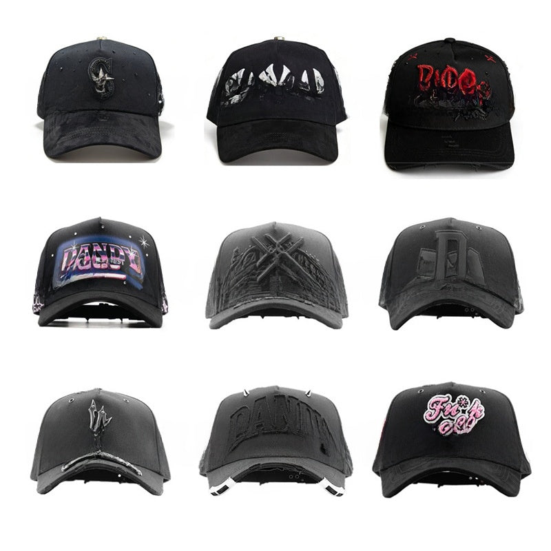 New Style Outdoor Baseball Cap With Embroidery, Made Of Cotton, Suitable For All Seasons