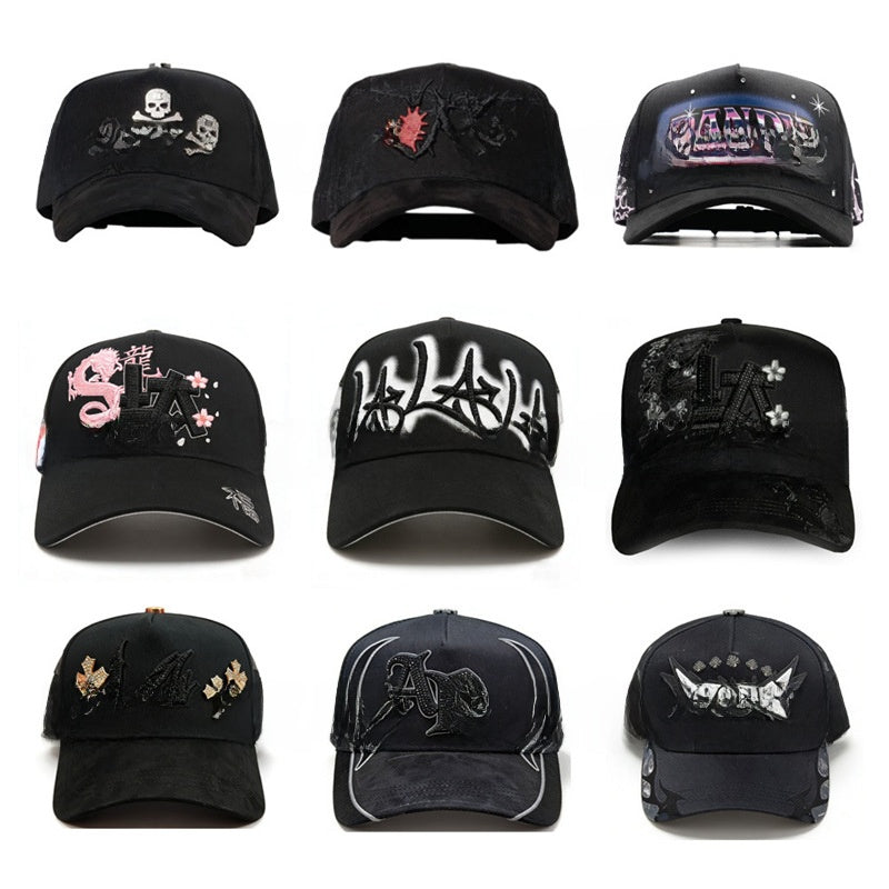 New Style Outdoor Baseball Cap With Embroidery, Made Of Cotton, Suitable For All Seasons