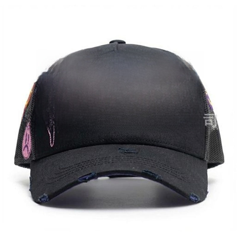 New Style Outdoor Baseball Cap With Embroidery, Made Of Cotton, Suitable For All Seasons