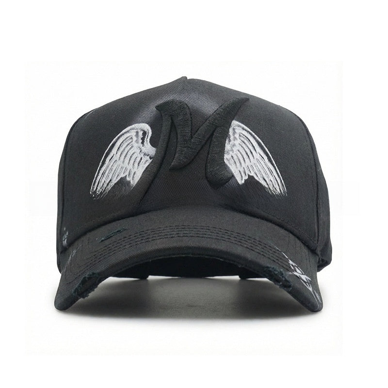 New Style Outdoor Baseball Cap With Embroidery, Made Of Cotton, Suitable For All Seasons