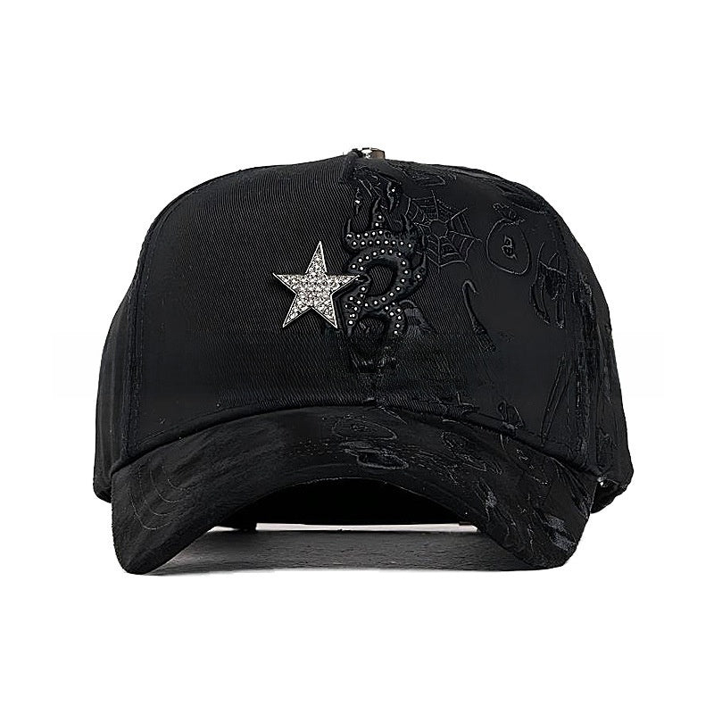New Style Outdoor Baseball Cap With Embroidery, Made Of Cotton, Suitable For All Seasons