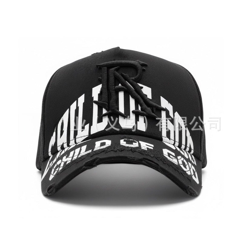 New Style Outdoor Baseball Cap With Embroidery, Made Of Cotton, Suitable For All Seasons