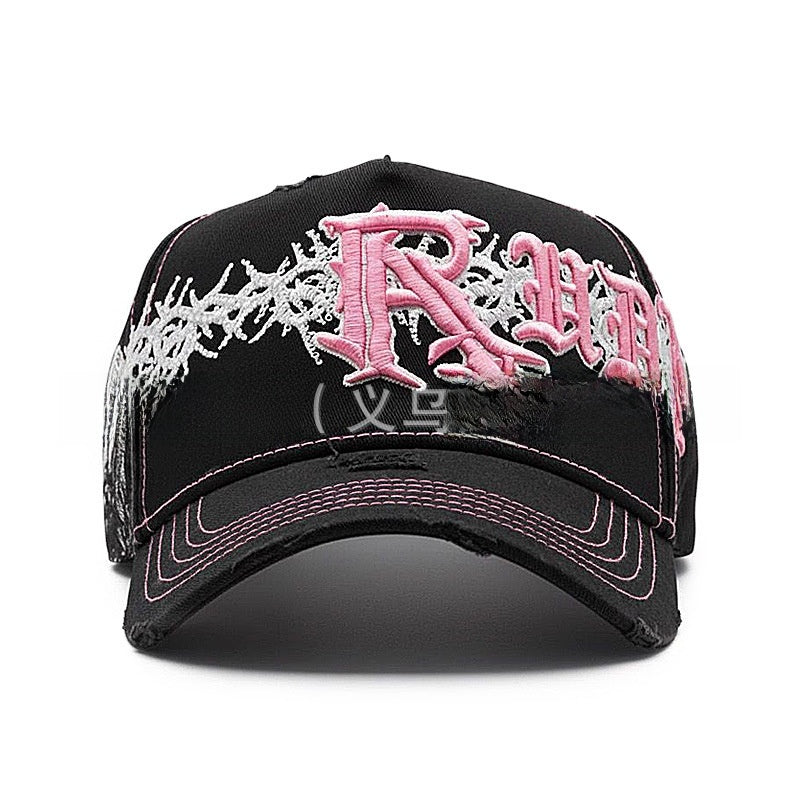 New Style Outdoor Baseball Cap With Embroidery, Made Of Cotton, Suitable For All Seasons