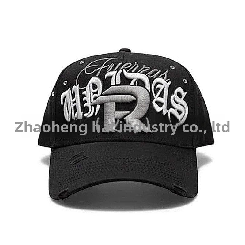 New Style Outdoor Baseball Cap With Embroidery, Made Of Cotton, Suitable For All Seasons
