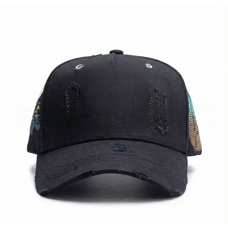 New Style Outdoor Baseball Cap With Embroidery, Made Of Cotton, Suitable For All Seasons