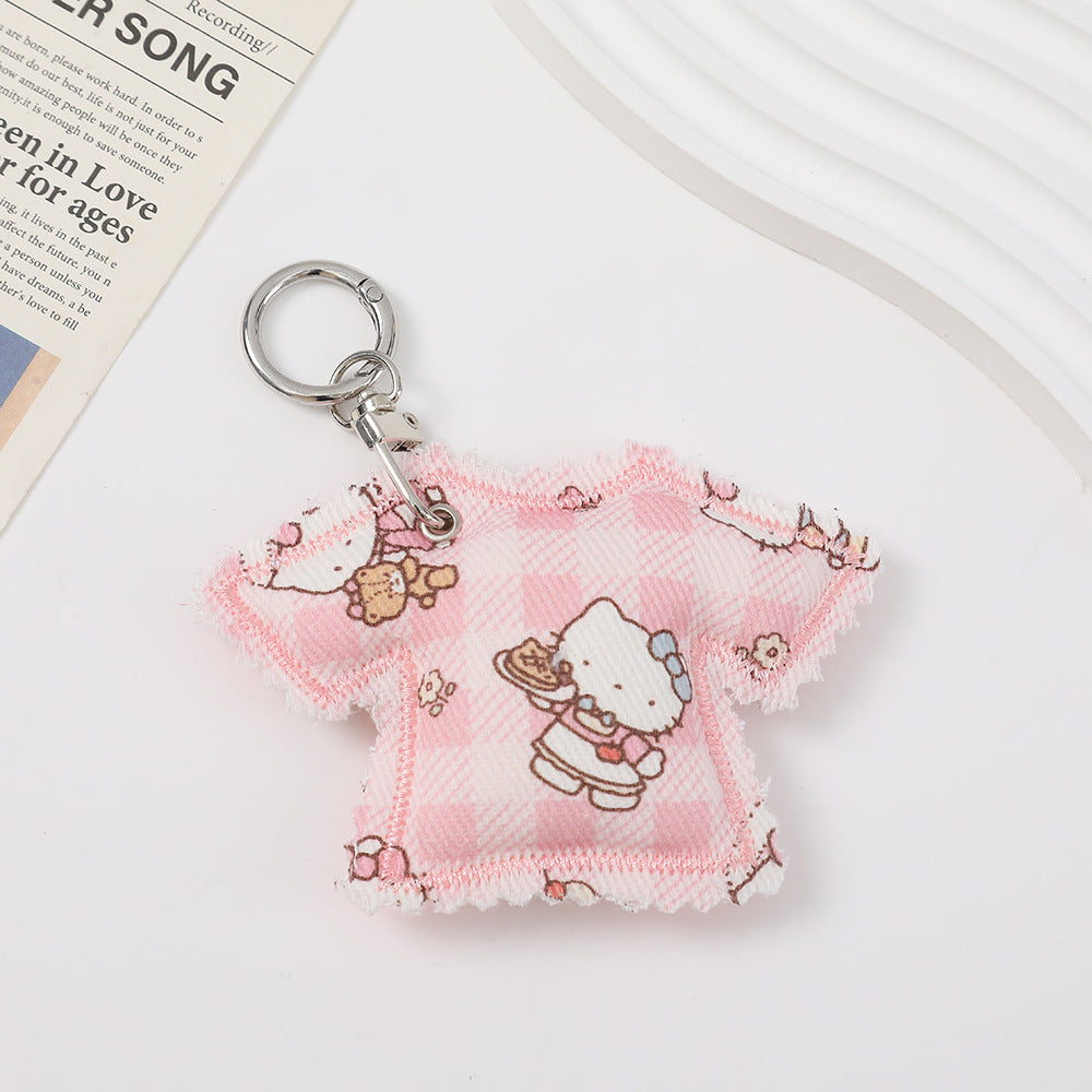 Handmade Cute Cloth Key Chain, Perfect Accessory For  Spring And Summer