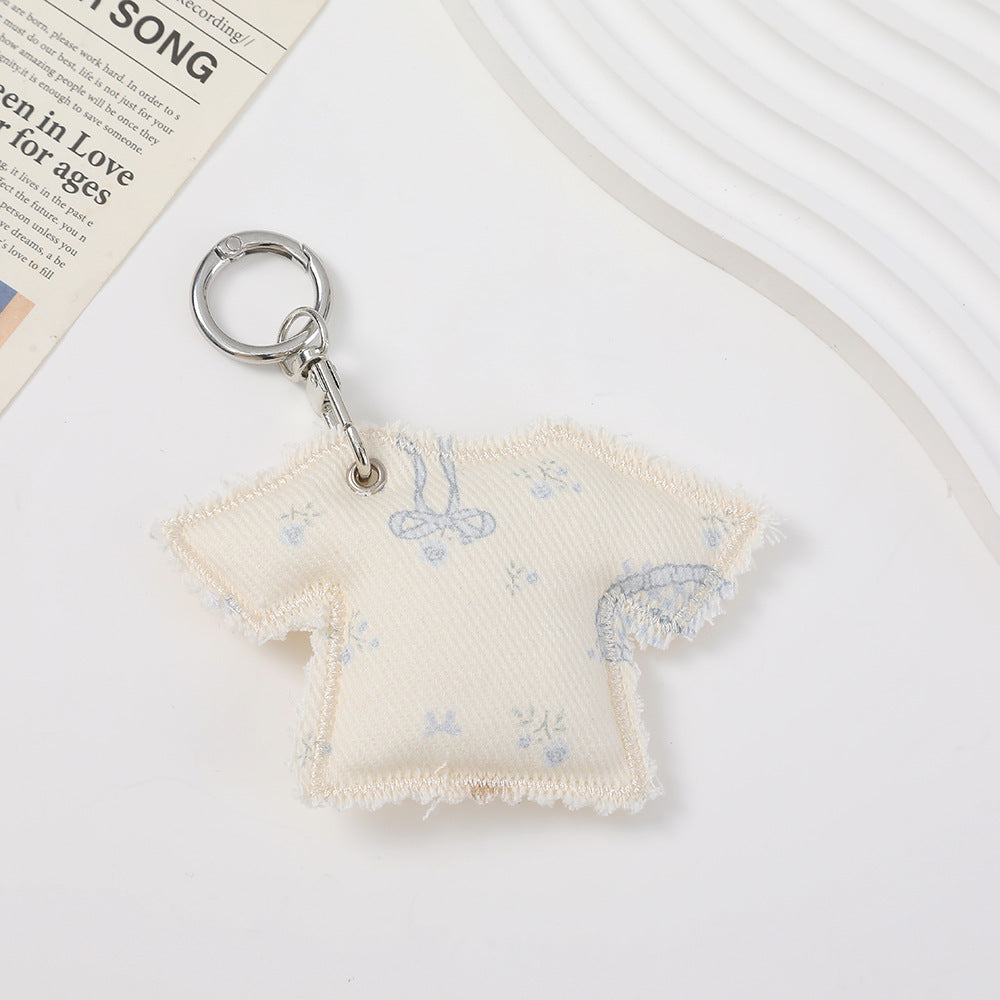 Handmade Cute Cloth Key Chain, Perfect Accessory For  Spring And Summer