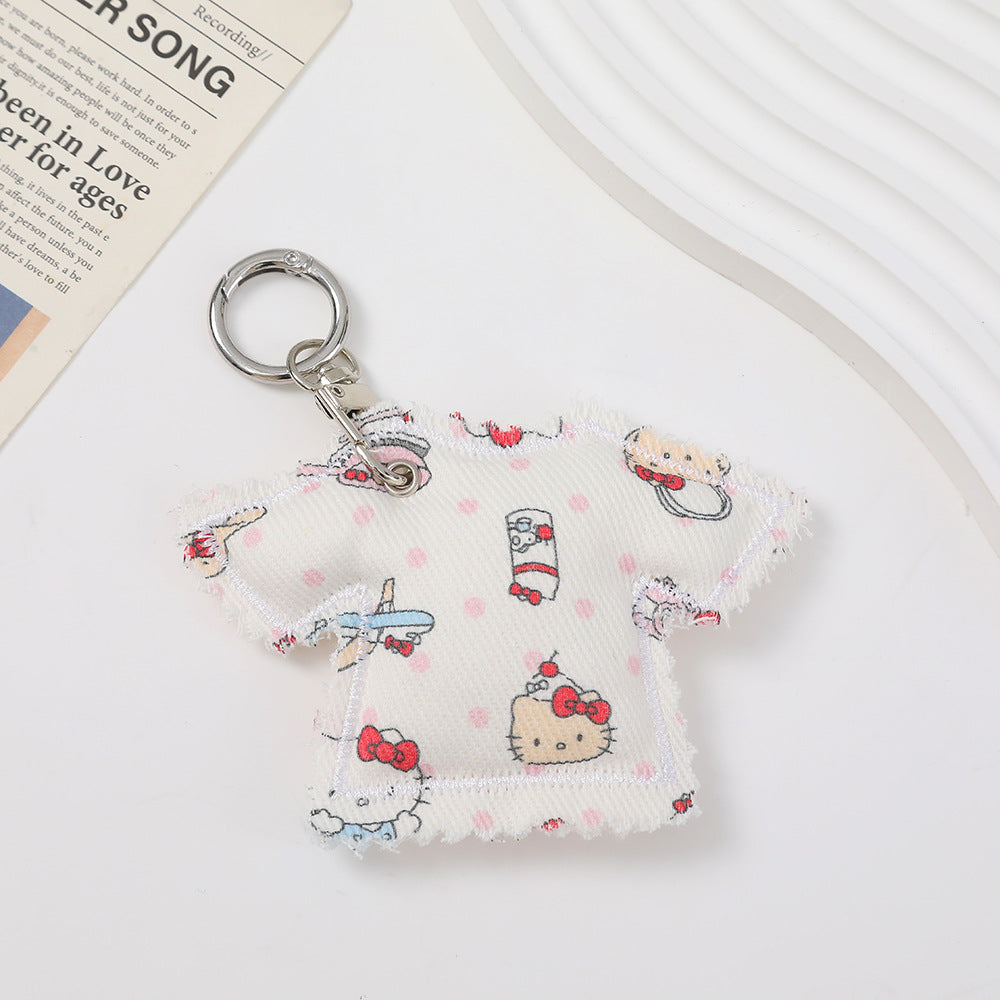 Handmade Cute Cloth Key Chain, Perfect Accessory For  Spring And Summer