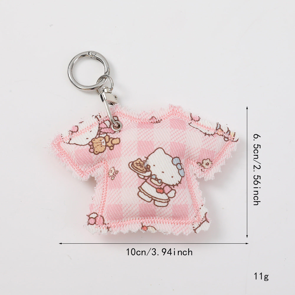 Handmade Cute Cloth Key Chain, Perfect Accessory For  Spring And Summer