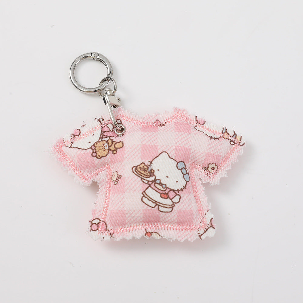 Handmade Cute Cloth Key Chain, Perfect Accessory For  Spring And Summer