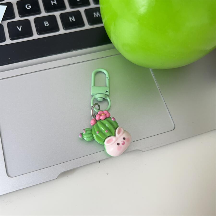 Multicolor Animal Bag Charm Key Chain Made Of Durable Plastic, Stylish Accessory For Bags