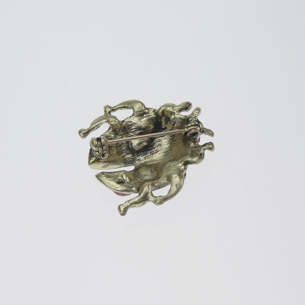 Alloy Insect Pin Featuring Enamel Craftsmanship