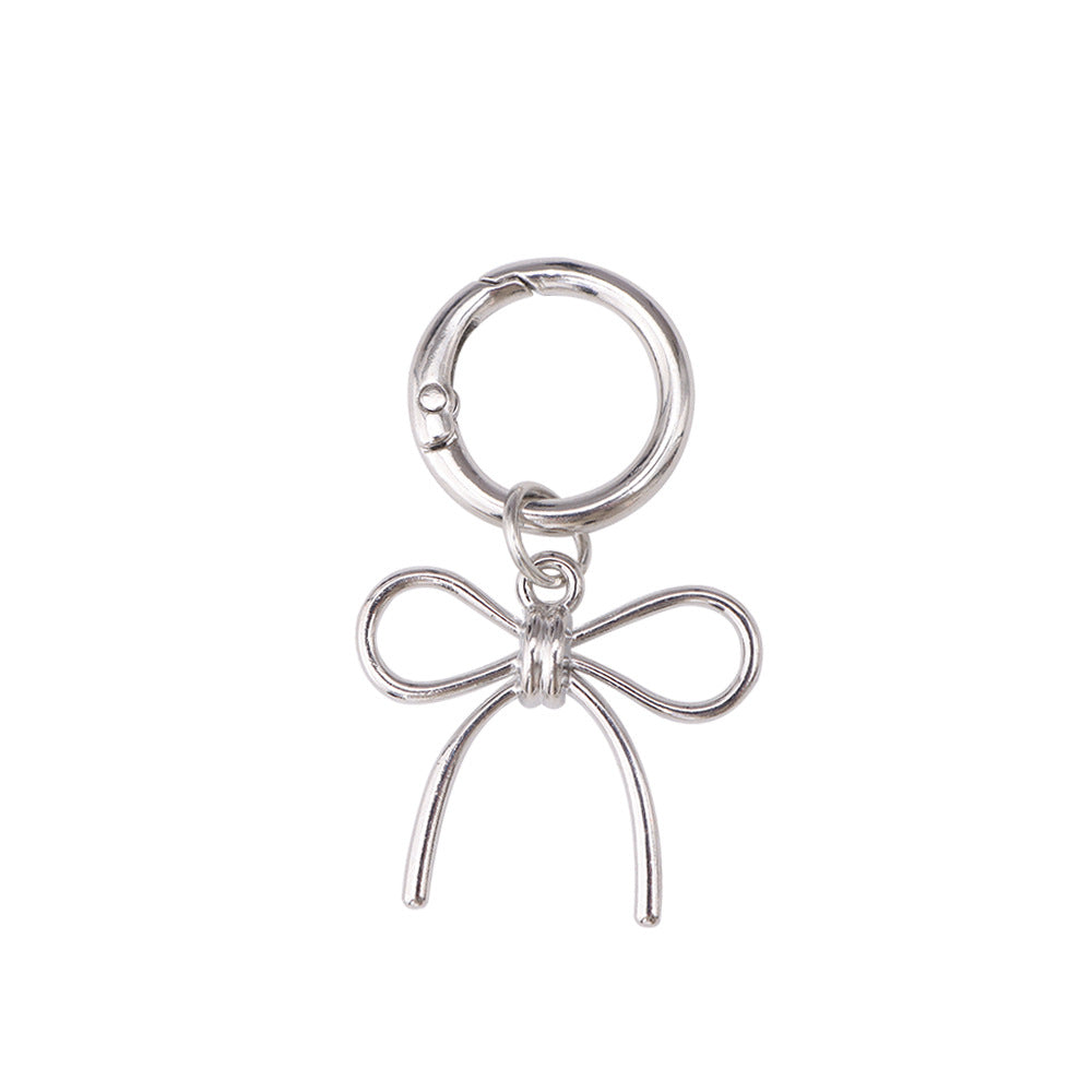 Gothic Alloy Cross Pendant With Gem Inlay, Stylish Hanging Ornament