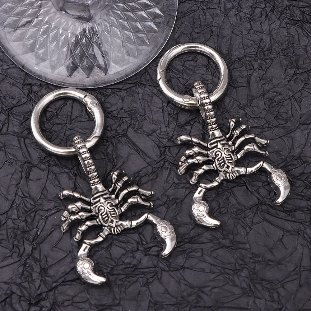 Halloween Metal Wings Pendant With Rhinestones In Cool Style, Perfect For Autumn Accessories