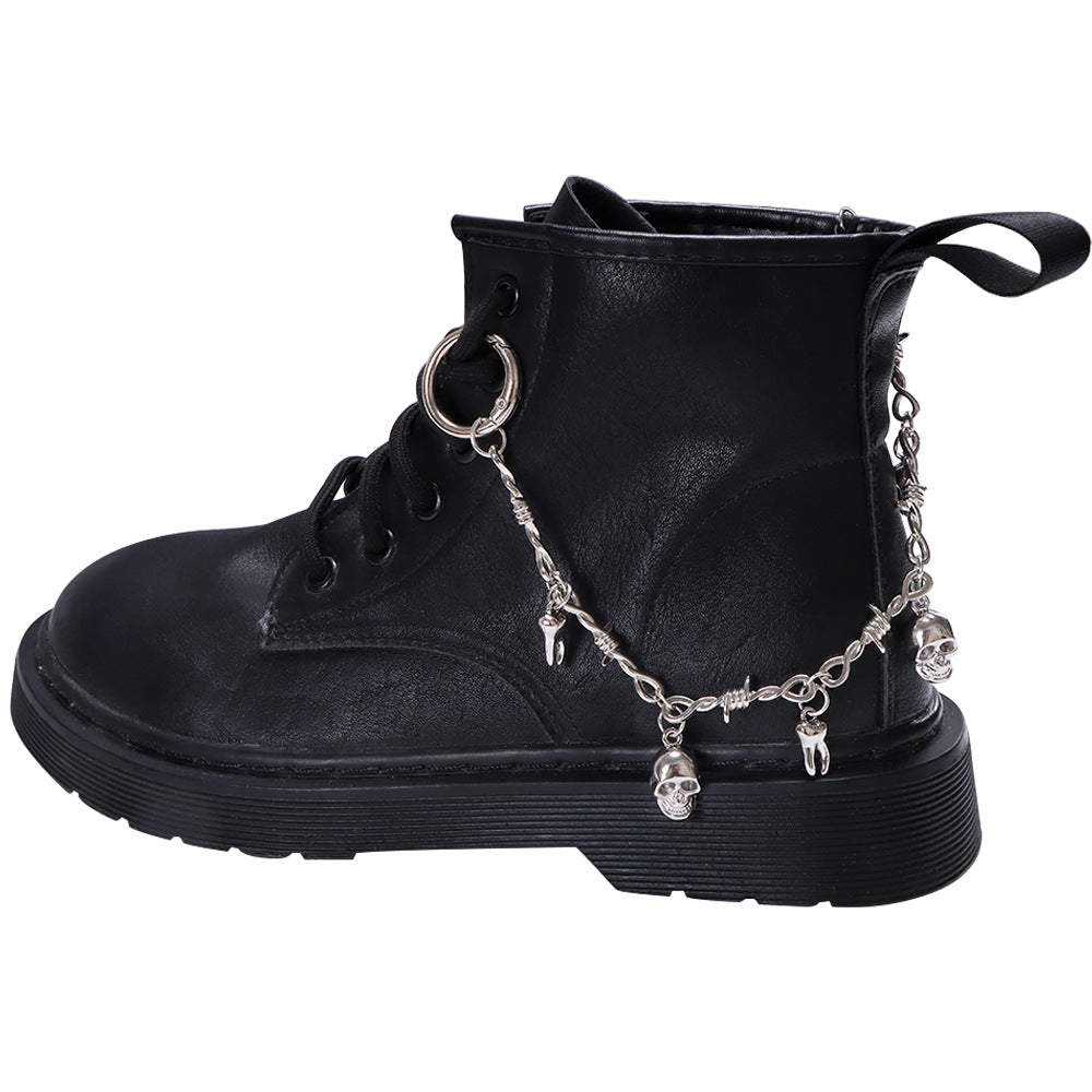 Hip-Hop Style Shoe Buckle Featuring Skull Pattern For Trendy Footwear Accessories
